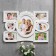 Photo frame plastic in 7 photos "Memories" white 10x10 cm 10x15 cm 20x25 cm (42x56 cm)