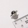 Magnetic Castle Castle 16 × 10 mm, loops = 1.2 mm, ball, color silver