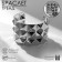 Bracelet Metal "Cuff" embossed, silver color