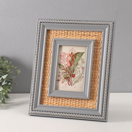 Photo frame Massif Pine 10x15 cm "Wicker Kant Eco" 2x25x30.6 cm-1
