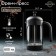 Teapot Hot French - Magistro press "Helsinki", 600 ml, glass, black color