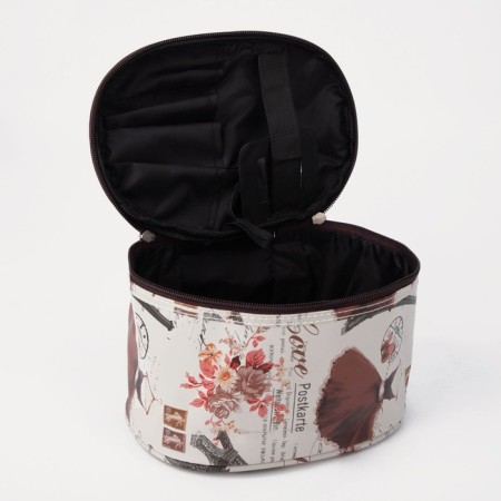Lightning cosmetic bag, beige color-2