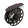 Inertial coil, metal, diameter 5.5 cm, dark brown color, TL55