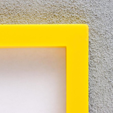 Photo frame plastic L-3 21x30 cm yellow (plastic screen)-1