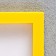 Photo frame plastic L-3 21x30 cm yellow (plastic screen)