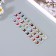 Plastic sticker "Butterflies/Bukashka" mix 17x7 cm