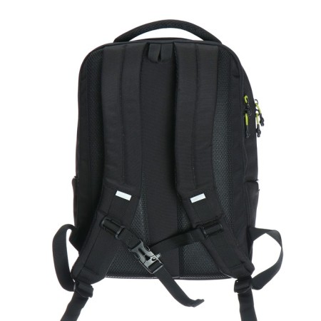 Youth backpack 41.5 x 29 x 18 cm, Grizzly, ergonomic back, laptop compartment, black-4