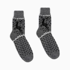 Women's socks, gray color, size 23-25