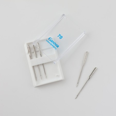 Needles for household sewing machines, universal, No. 70, 5 pcs, nu-1