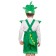 Green Dragon suit, plush: hat, semi-combines, 3-6 years old, height 92-122 cm