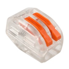 Universal terminal of QMS 222-412, 2-wire transparent 0.08-2.5/4 mm² (50 pcs./Union) Rexant 108064