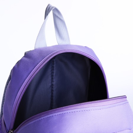 Baby backpack on a zipper, with a wallet, lilac color-4