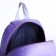 Baby backpack on a zipper, with a wallet, lilac color