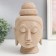 Souvenir Polystone Bust "Buddha's head" Sand 14.5x13x26 cm