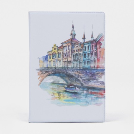 Cover for passport, white color