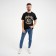 Male T -shirt KAFTAN "Number one", black, size 48