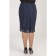 Female skirt, size 64, dark blue color