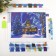 New Year's diamond mosaic with partial filling "New Year. Winter Tale ", 40 x 30 cm
