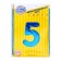 Foil ball 32 "number 5, individual packaging, blue color