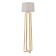 Freya FR5134-FL-01-BG Nubi, 425x425x1600 mm floor lamp, E27, 1x40W, beige color