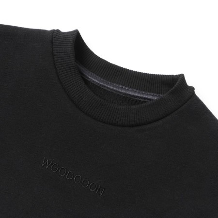 Sweatshirt for a boy, black color, height 110 cm-1