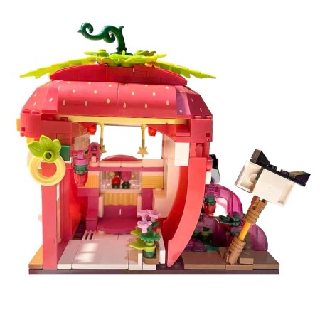Block designer "Cafe Strawberries", 350 parts-3