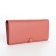 Women's wallet on magnets, pink color