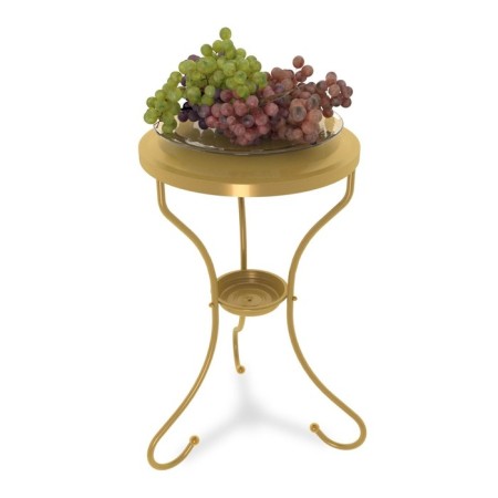 Journal table, 470x470x600, gold-2