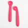 Set of children's spots for feeding, 2 pcs., Pink color
