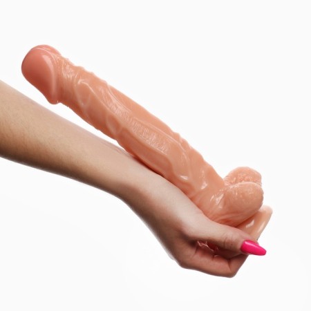 Falloimitator Oka-Khpoki, realist, on suction cup, PVC, 25 x 4 cm, bodily-8