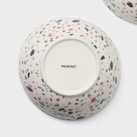 Набор тарелок суповых фарфоровых Magistro Terazzo, 700 мл, 18×5,5 см,2 шт-6