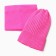Kit for a girl (hat, snood), raspberry color, size 48-52