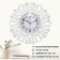Watching clock, interior "vermont", d-45.5 cm, dial 22 cm, silent