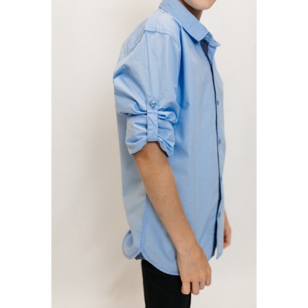 Surchachka upper for ISee boys, height 110-116 cm, blue color-14