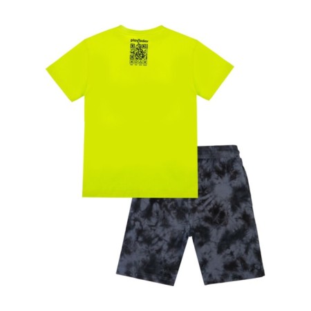 Set for a boy: T -shirt and shorts, height 146 cm-5