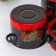 Set of pots "Ryabinka", 3 subjects: 2 l, 3.5 l, 5.5 l, enameled covers, induction