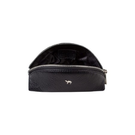 Cosmetic bag with lightning, black color-1