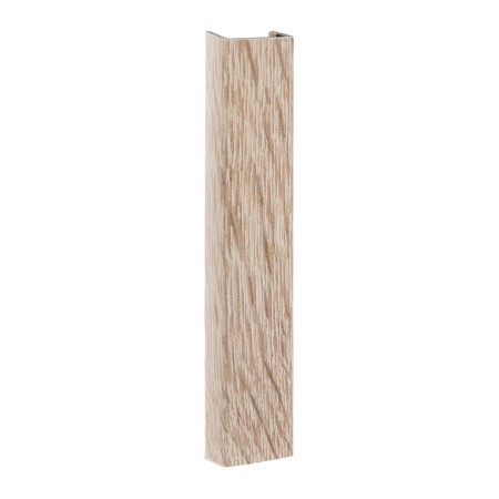 The end plug is 100mm, the oak is the Sonoma light