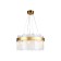 Crystal chandelier with Ambrella Light, Traditional, Tr5333, G9, Gold Color
