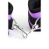 Shackles on the feet of neoprene, purple, 27 cm