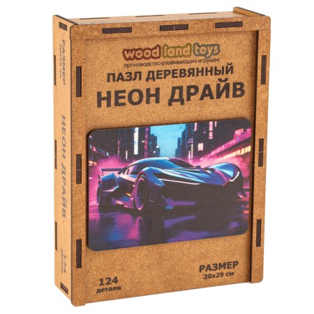 Puzzle "Neon Drive" 20x29cm, 116 details-7