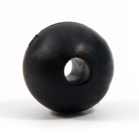 Feeder bead Namazu Soft Beads, PVC, D = 8 mm, round, black 20 pcs.-2
