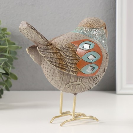 Polystone souvenir "Bright bird" 9x18x17.5 cm-2