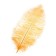 Feather for decor, length: from 45 to 60 cm, peach color