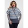 Women's vest, size 52, blue color
