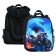 Frame backpack 38 x 30 x 16 cm, ergonomic back, Calligrata Probag "Moto" (school, with sieve growth)