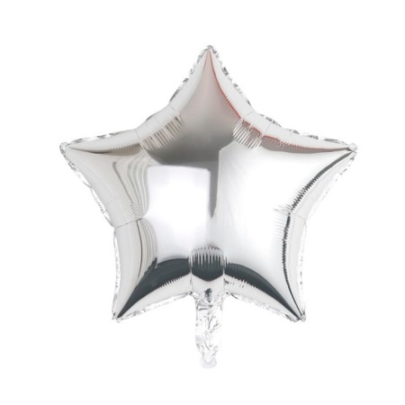 Foil ball 18 "Star Serebro", 1 pc.