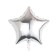 Foil ball 18 "Star Serebro", 1 pc.