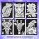 Set of luminous coloring with stickers "Animal World", paint + brush