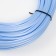 Artificial Smooth rattan 7 mm 100 m half a pipe (blue mother of pearl)